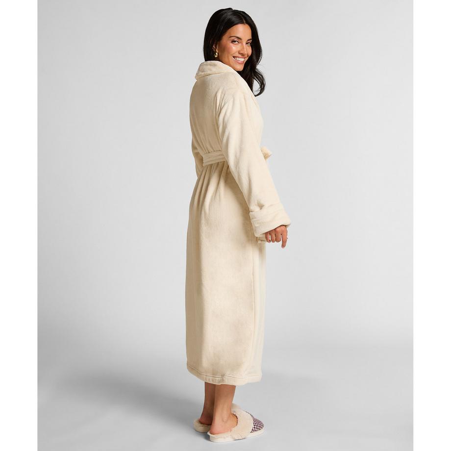 Hunkemöller Kapuzen Fleece Morgenmantel  