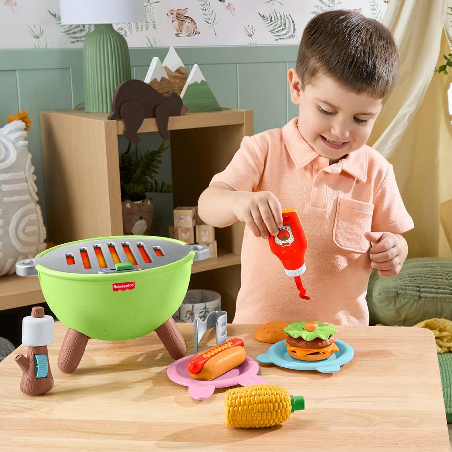 Fisher Price  Barbecue campeur amis 