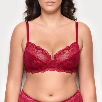 Soutien-gorge balconnet, bretelles fixes