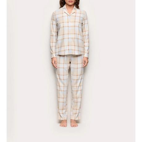 Yamamay Pigiama in Pile a Quadri Maniche Lunghe  