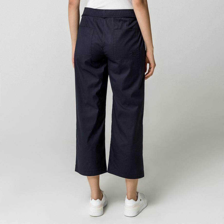 MAC Chiara Belt Cropped Pantaloni larghi taglio corto  