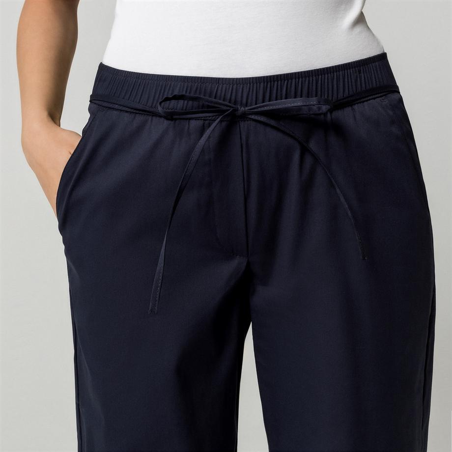 MAC Chiara Belt Cropped Pantaloni larghi taglio corto  