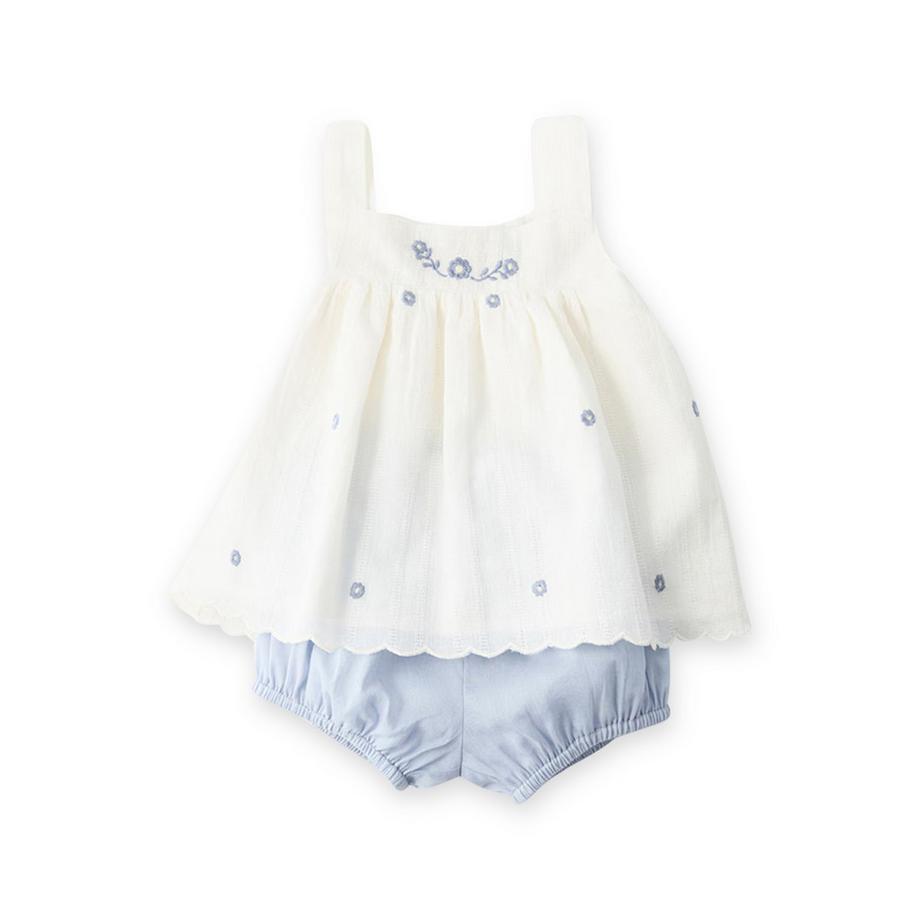 Set: Robe & pantalon bouffant