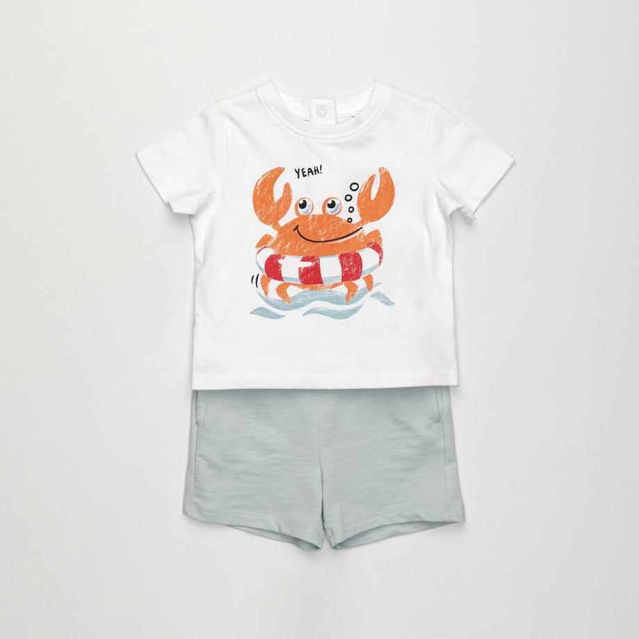 Set: haut & shorts