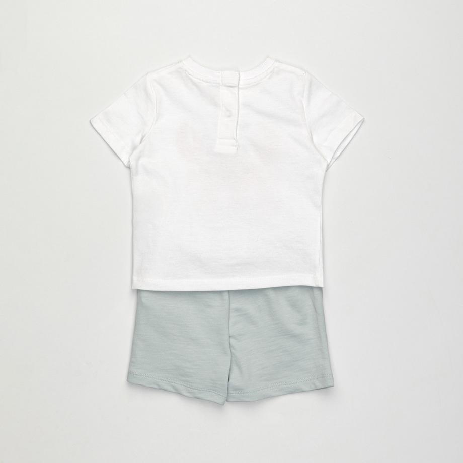 Manor Baby Set Top e Shorts Stampa Granchio  