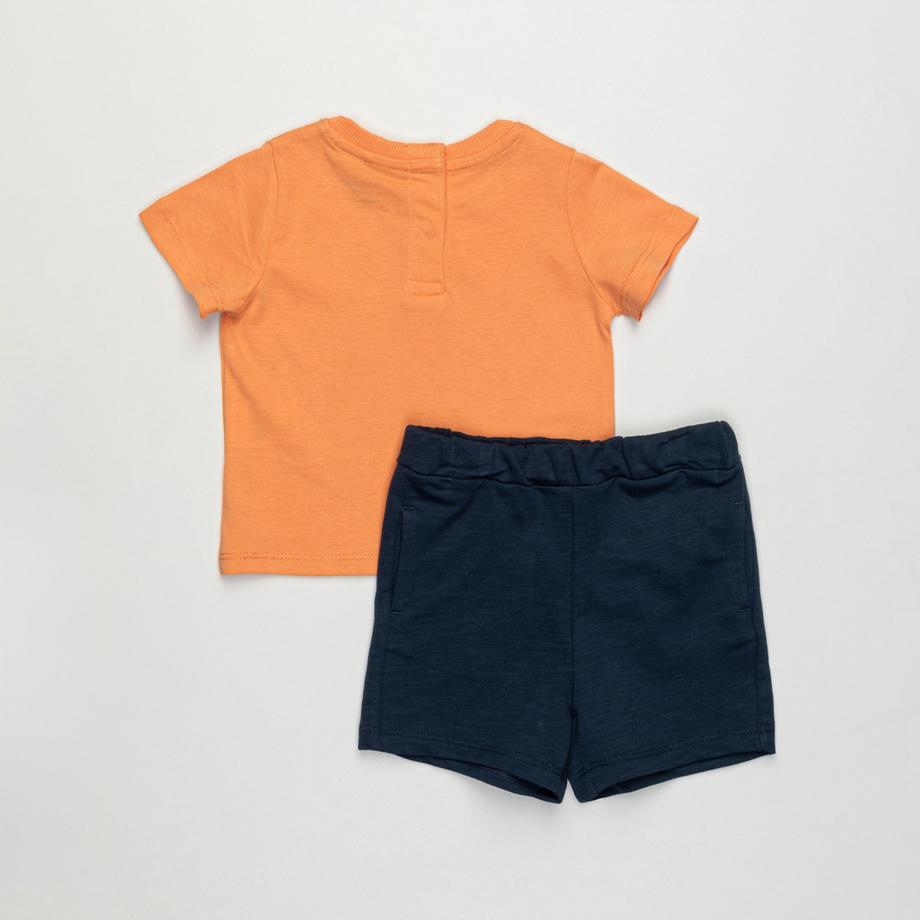 Manor Baby Ensemble Top et Short Imprimé Crabe  