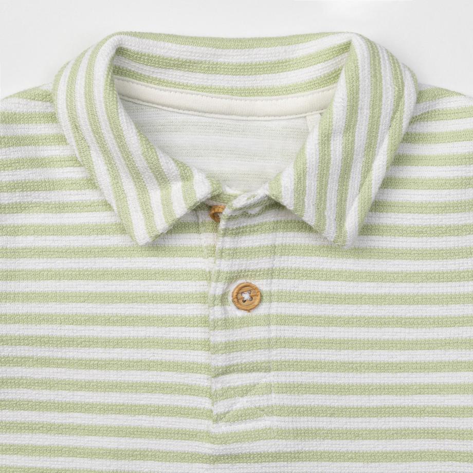Manor Baby Set Top Polo a Righe e Shorts  