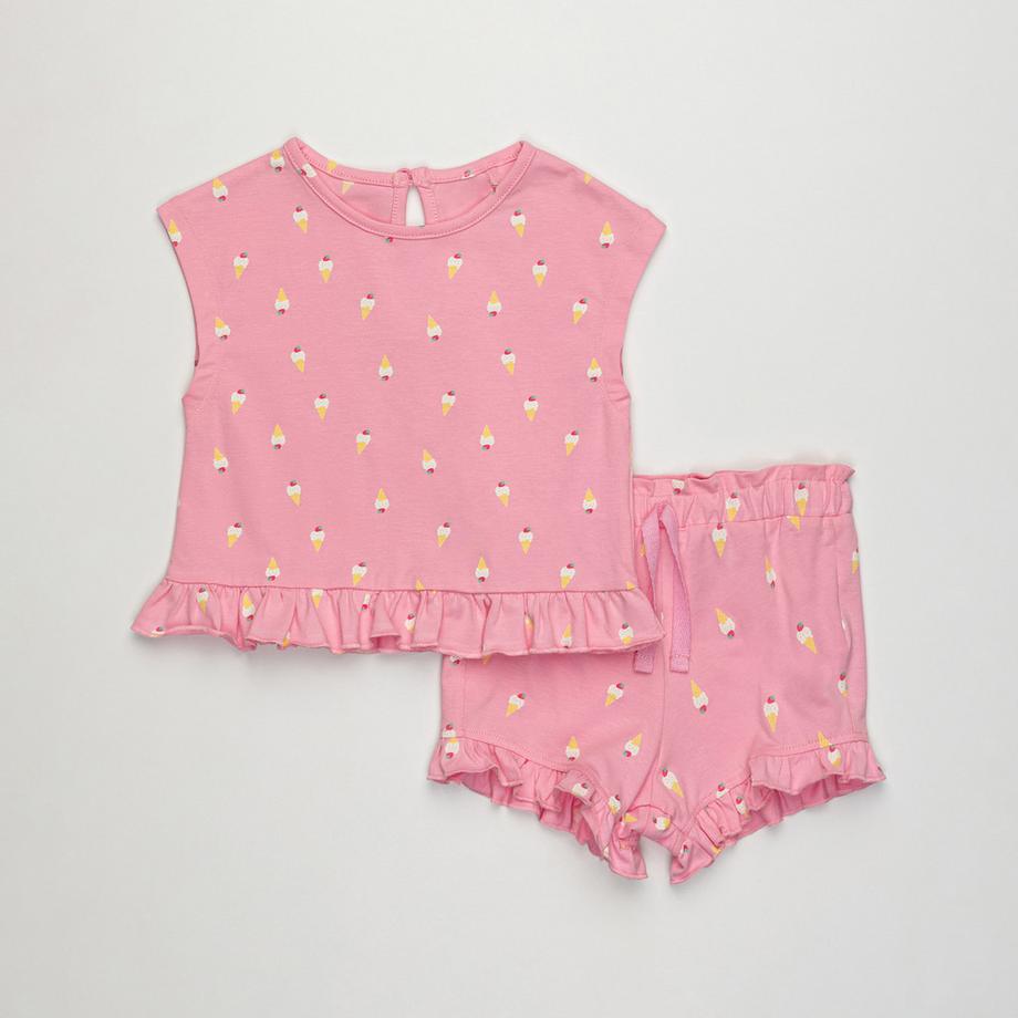 Set: haut & shorts