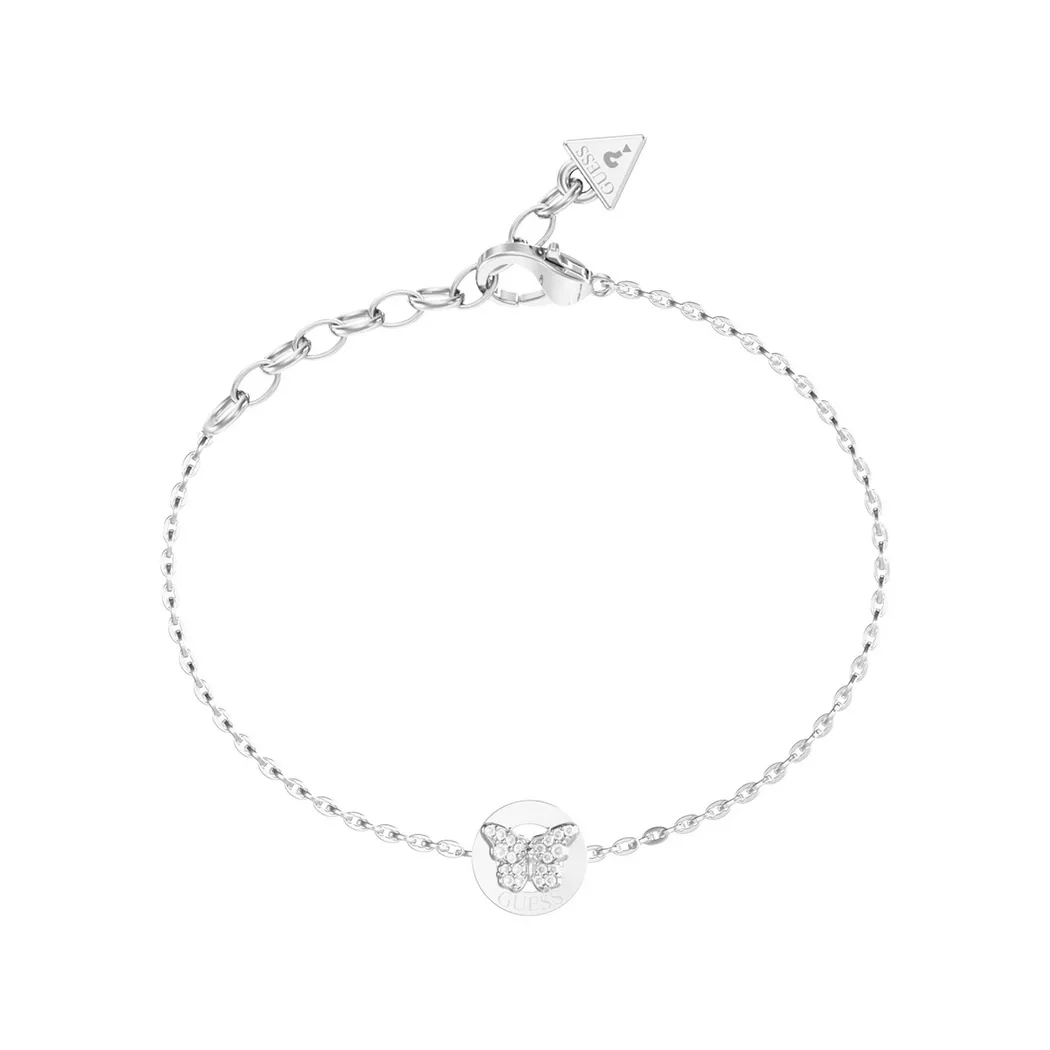Guess - Armband, Borboleta, 18.5CM, Silber