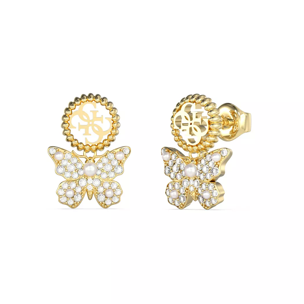 Guess - Ohrringe, Borboleta, One Size, Gold