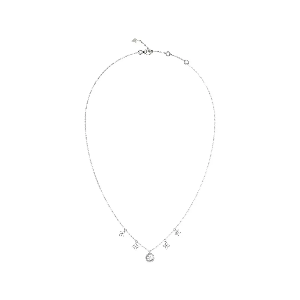 Guess - Halskette, Secret Garden, 45.5CM, Silber