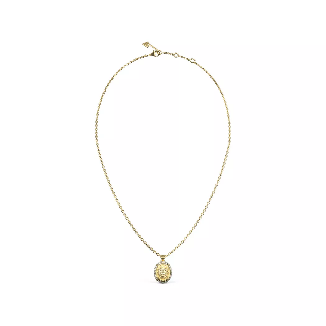 Guess - Halskette, Lioness Queen, 45.5CM, Gold