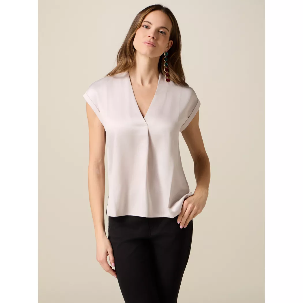OLTRE - Bluse, für Damen, Steingrau, Größe XL