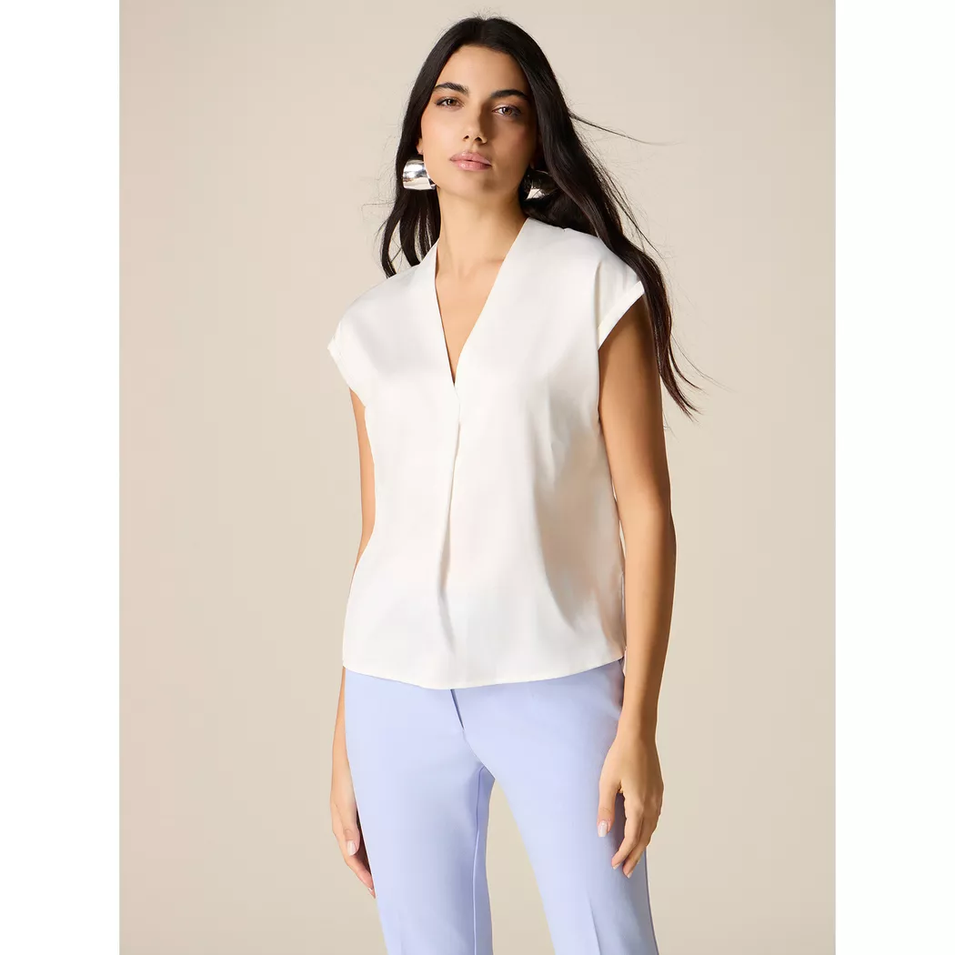 OLTRE - Bluse, für Damen, Weiss, Größe L