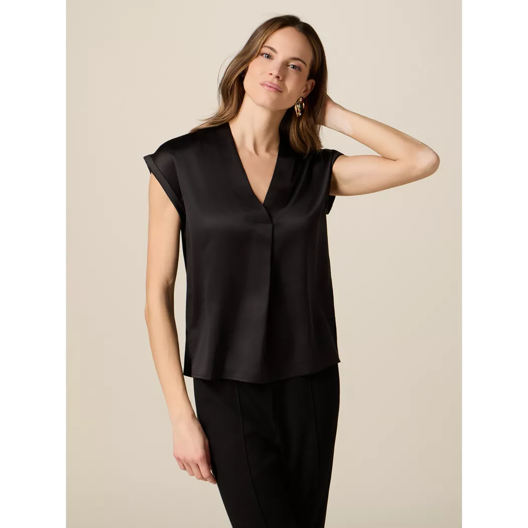 OLTRE - Bluse, für Damen, Black, Größe L
