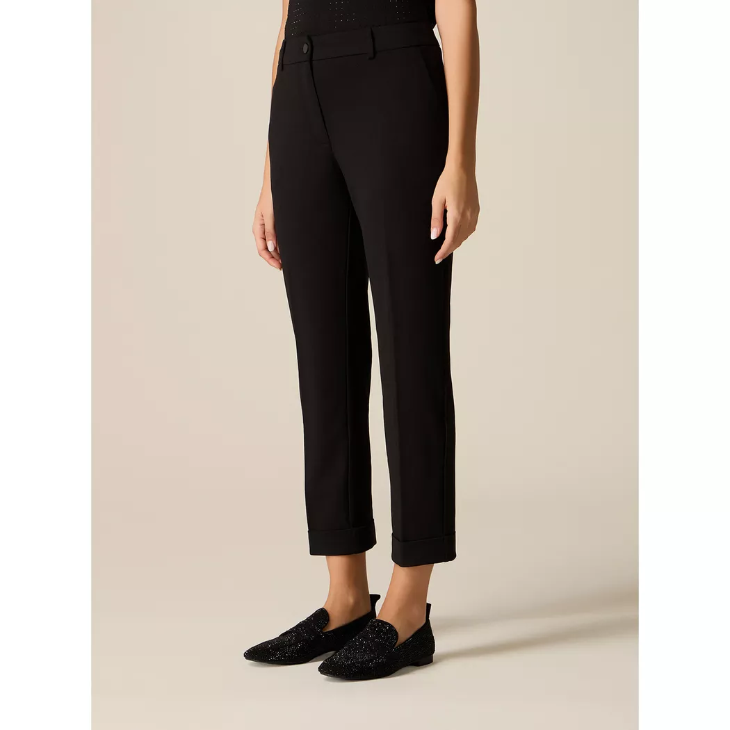 OLTRE - Hose, für Damen, Black, Größe 42CH/48IT