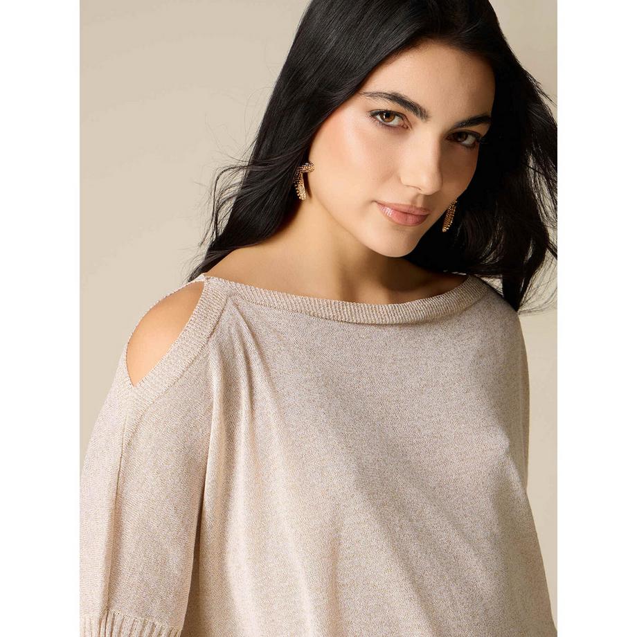 OLTRE Pullover avec épaules découpées  
