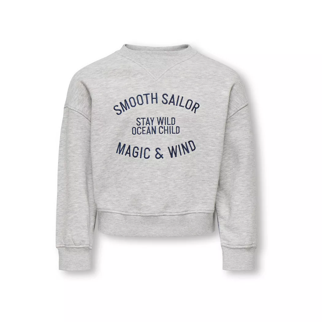 KIDS ONLY - Sweatshirt, 146-152, Grau Melange