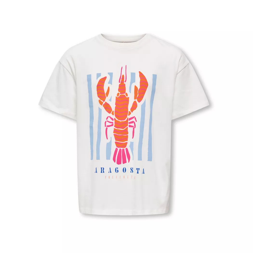 KIDS ONLY - T-Shirt, 122-128, Antikweiss