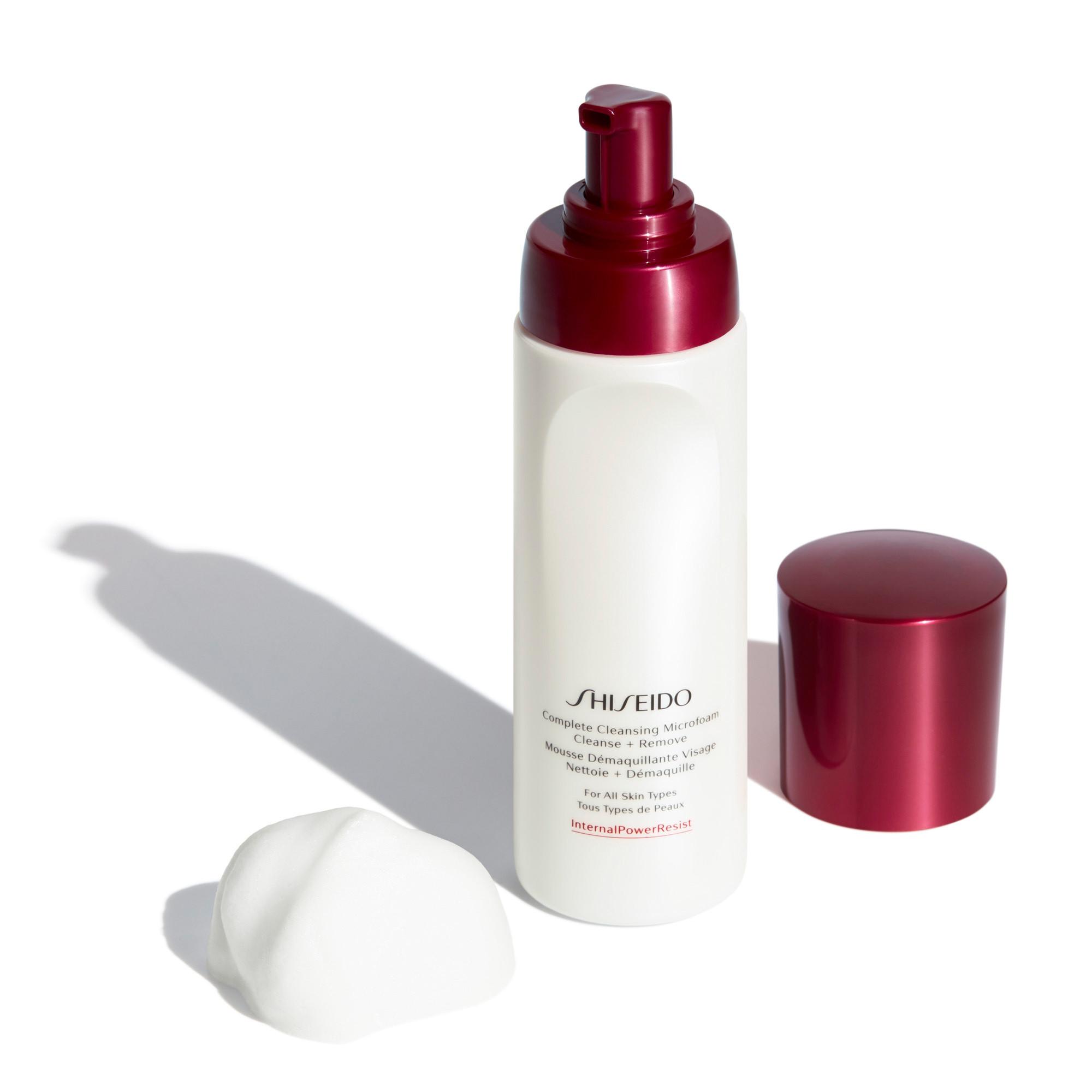 SHISEIDO  Complete Cleansing Microfoam Cleanse + Remove 