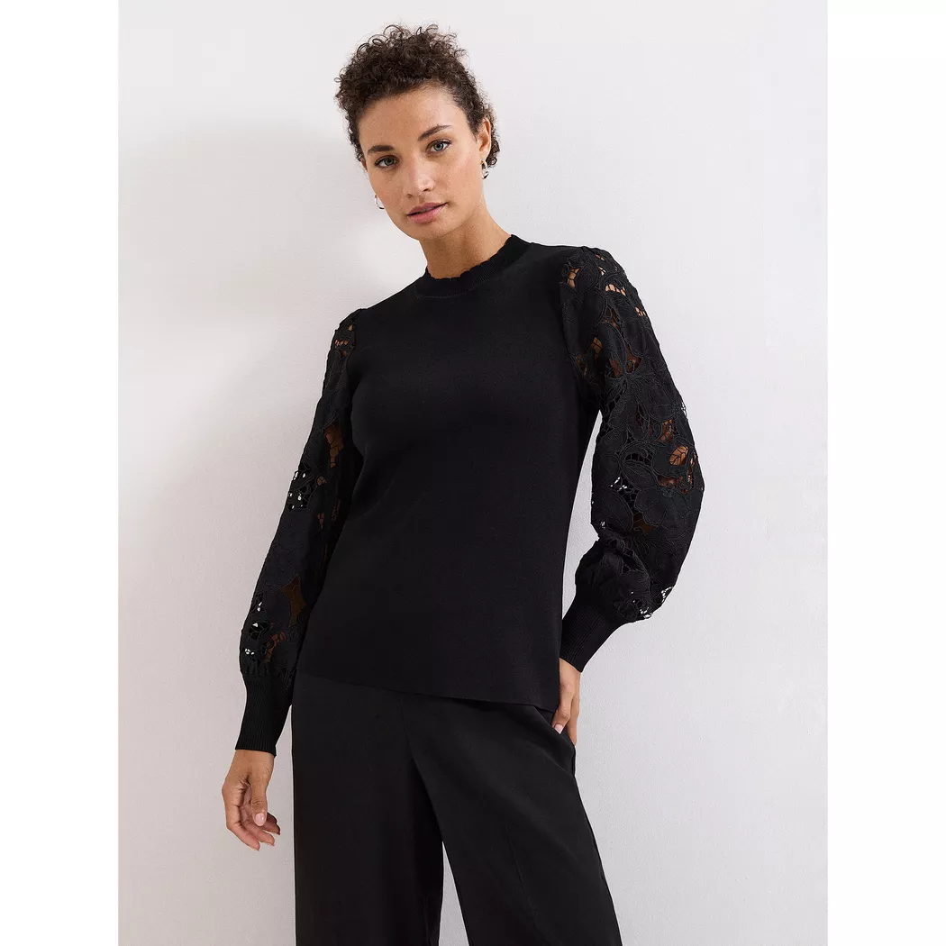 Phase Eight - Pullover, für Damen, Schwarz, Größe M 5