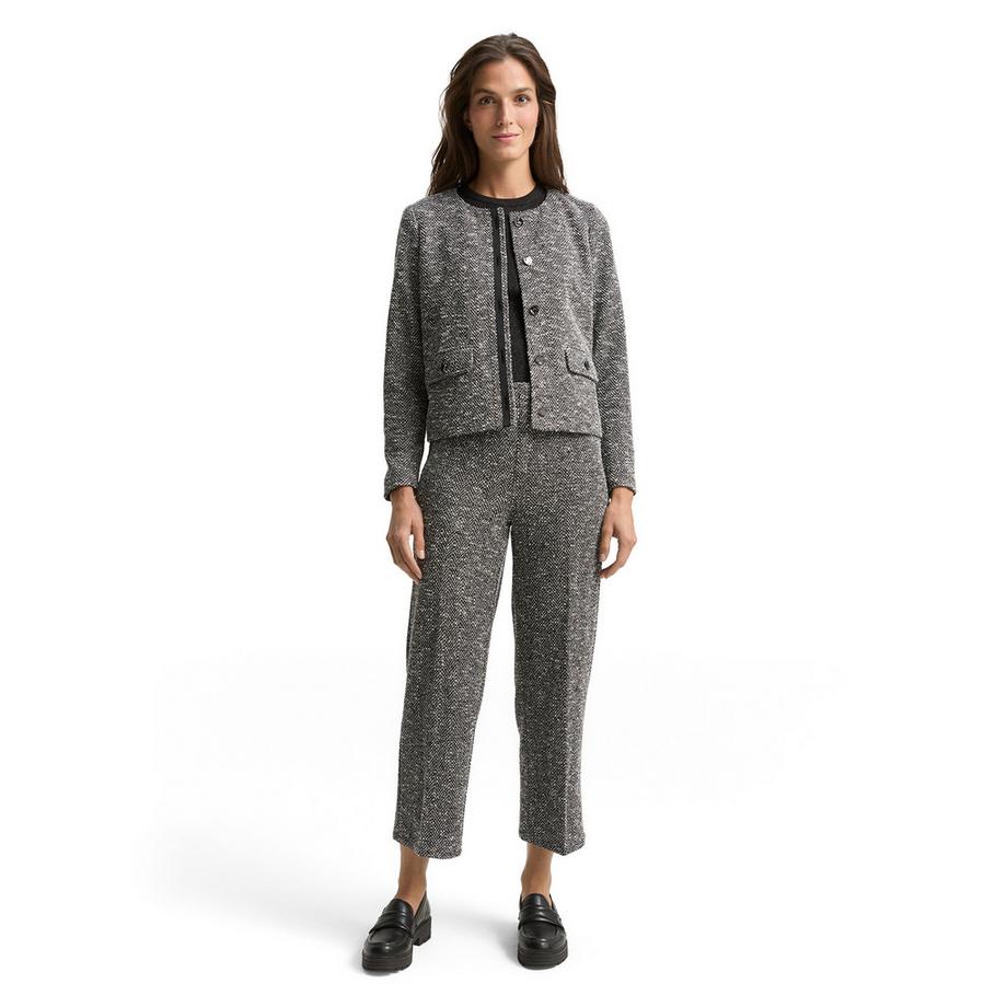 TOM TAILOR Pantalon à motif chevrons  