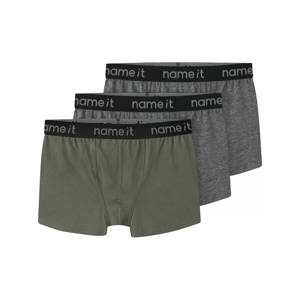 Name It NKMBOXER 3P Trunks Grey 116