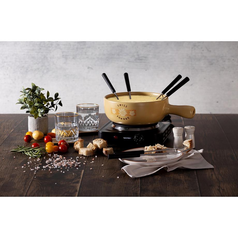 NOUVEL Service à fondue "Swiss", 8 pcs 