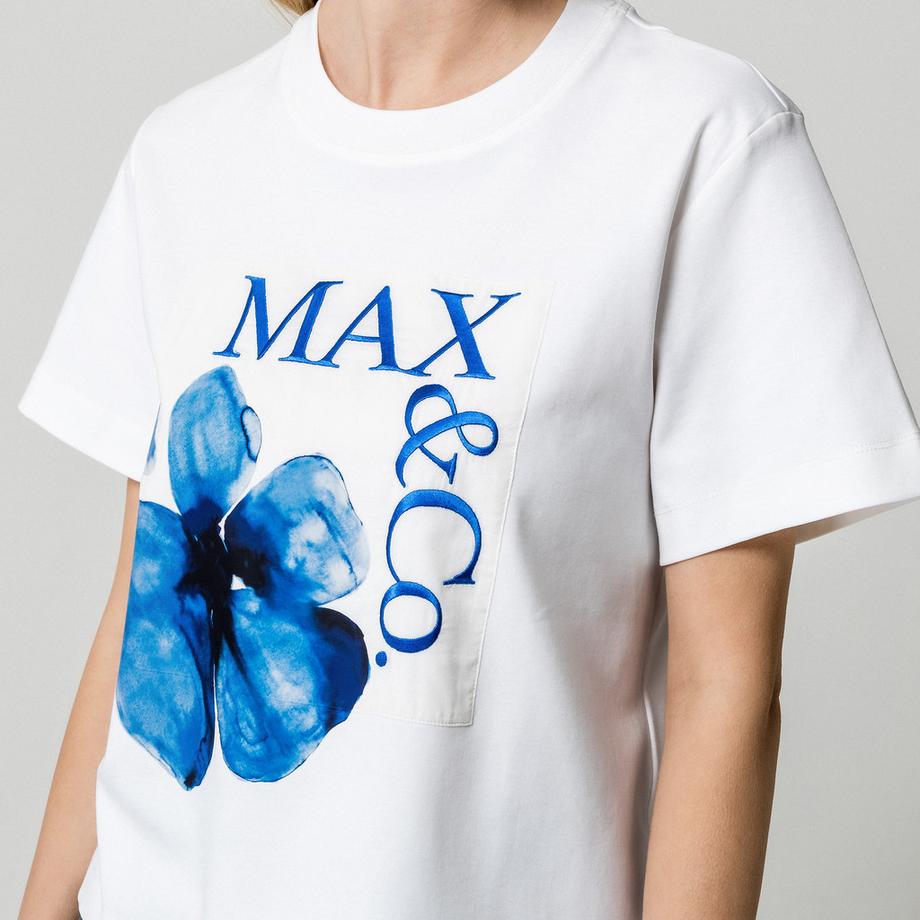 Max & Co MCOMAMBO T-Shirt mit Blumenmuster  