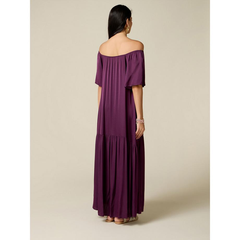 OLTRE Off Shoulder Maxikleid  