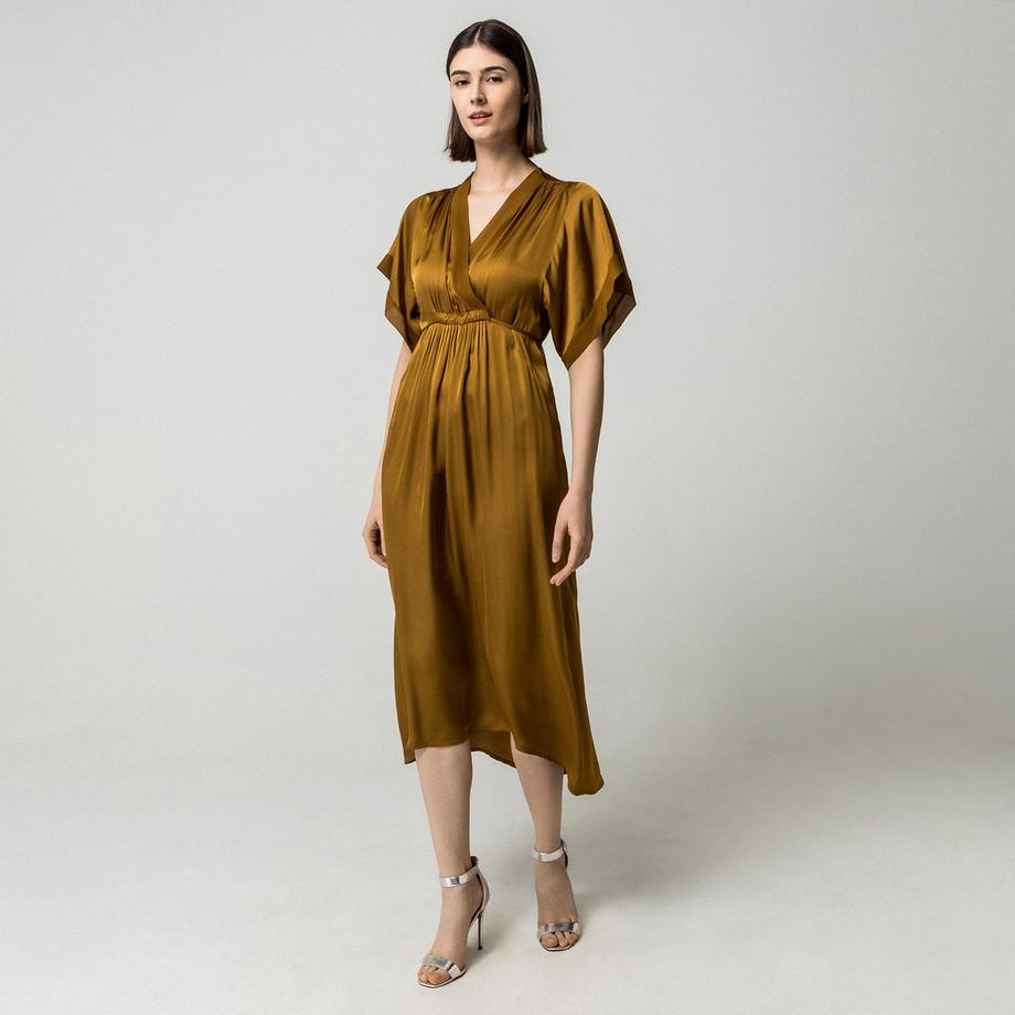 OLTRE Robe Midi Col V  