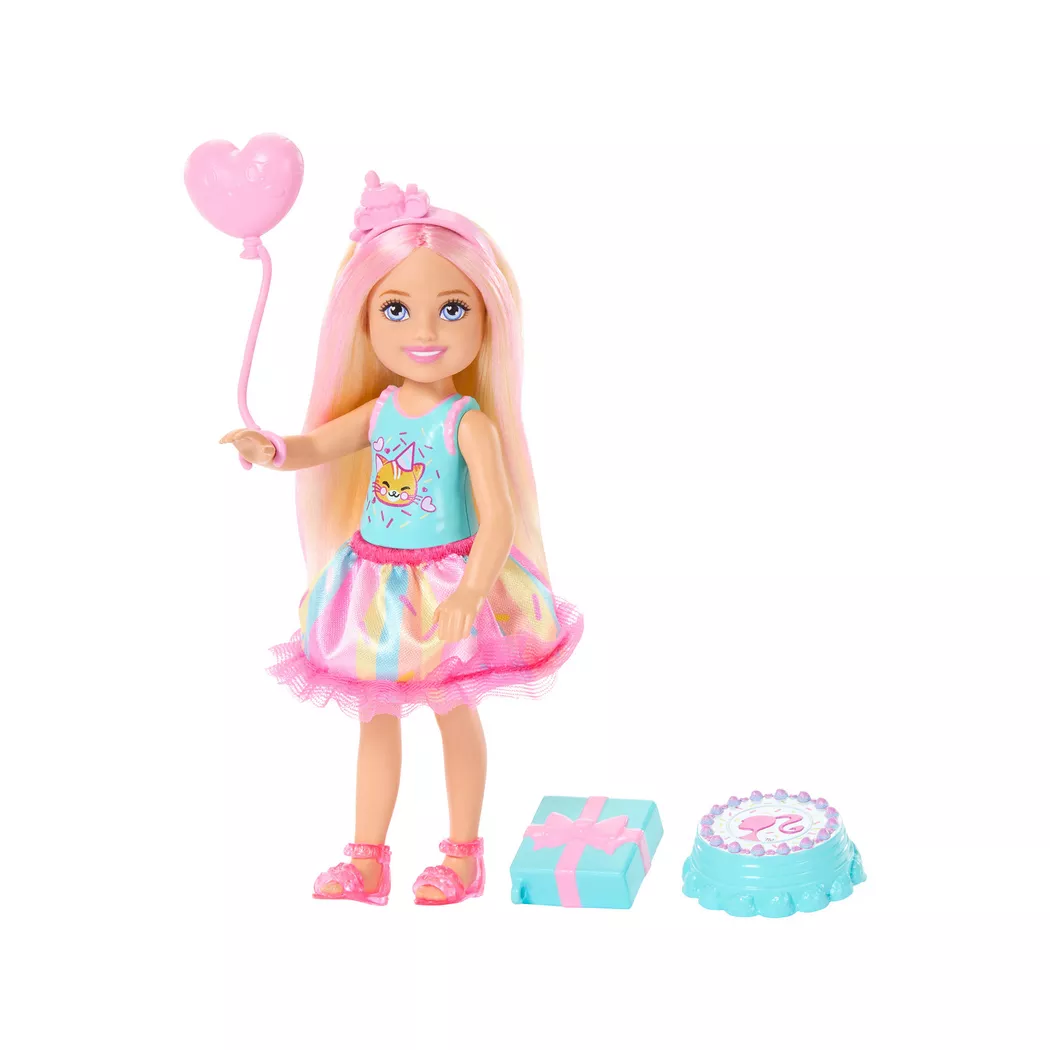 Barbie -  Chelsea Festa Compleanno, Multicolore