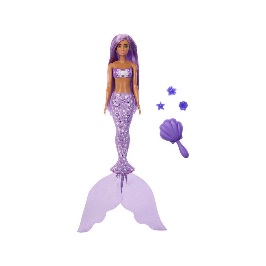 Barbie  Barbie Color Reveal Petit caillou de sirène, Pack surprise 