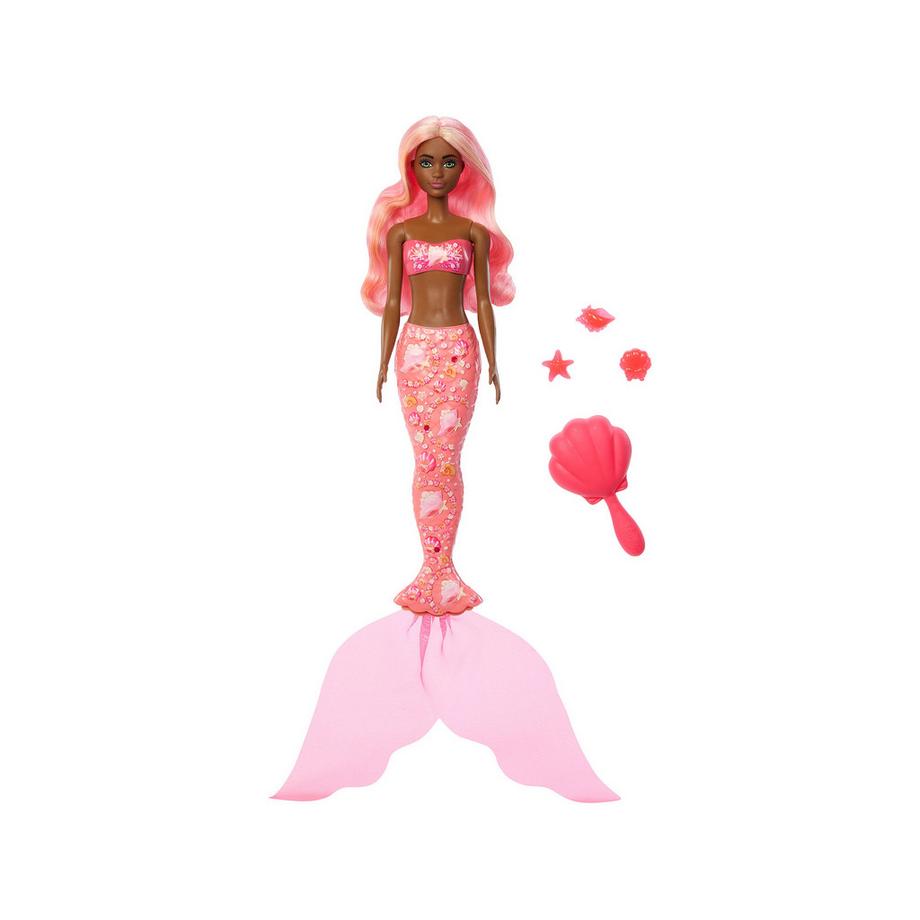 Barbie  Barbie Color Reveal Petit caillou de sirène, Pack surprise 