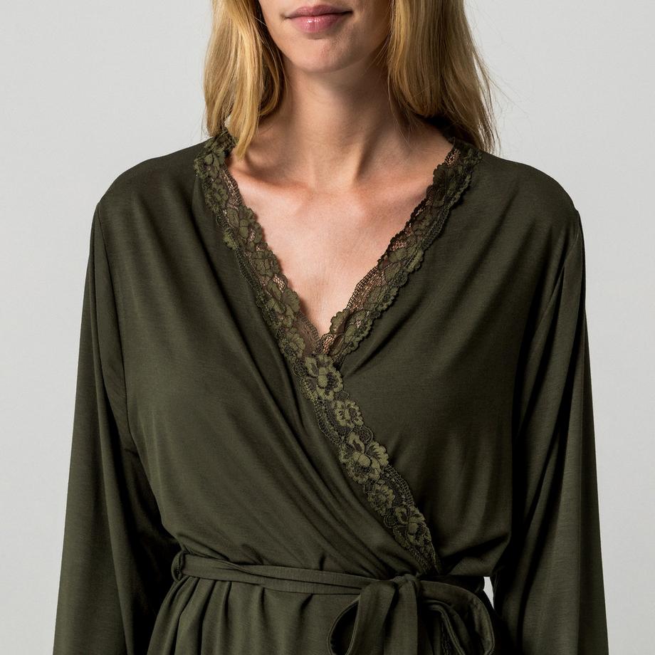 Manor Woman Peignoir avec dentelle  