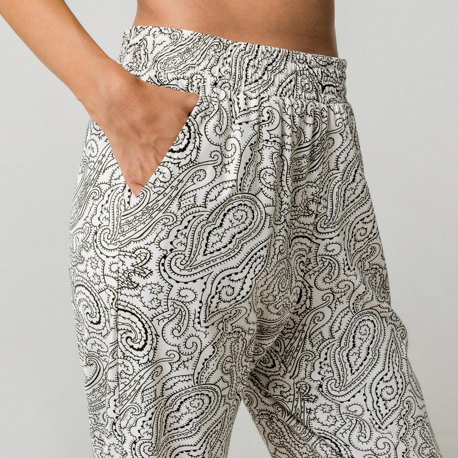 Manor Woman Pantalon de pyjama imprimé cachemire  