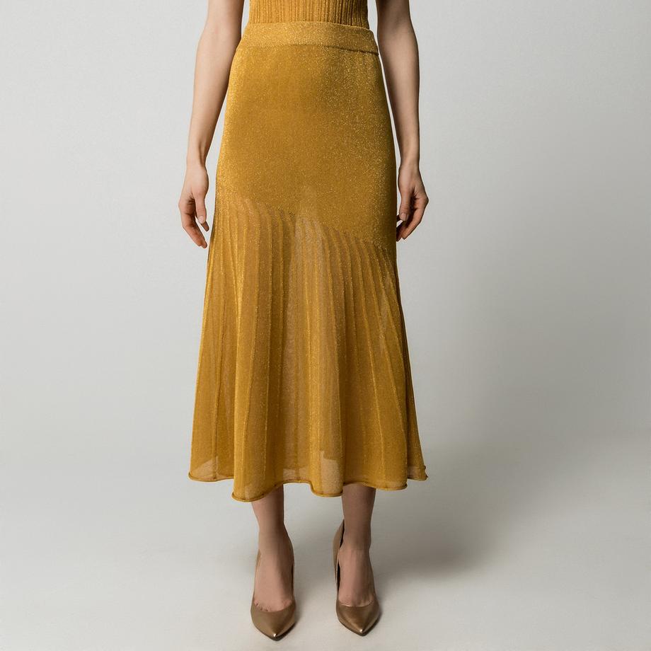 Marella MLLVALICO Jupe Midi Plissée  