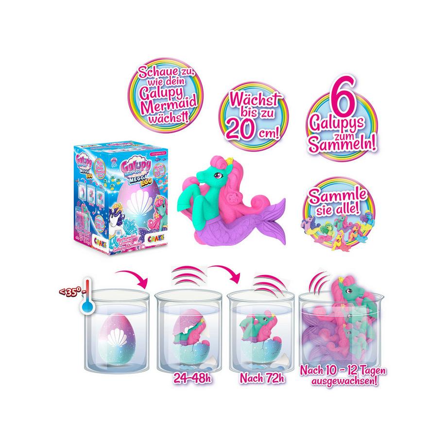Craze  Megga Egg Galupy Mermaid assortiti 