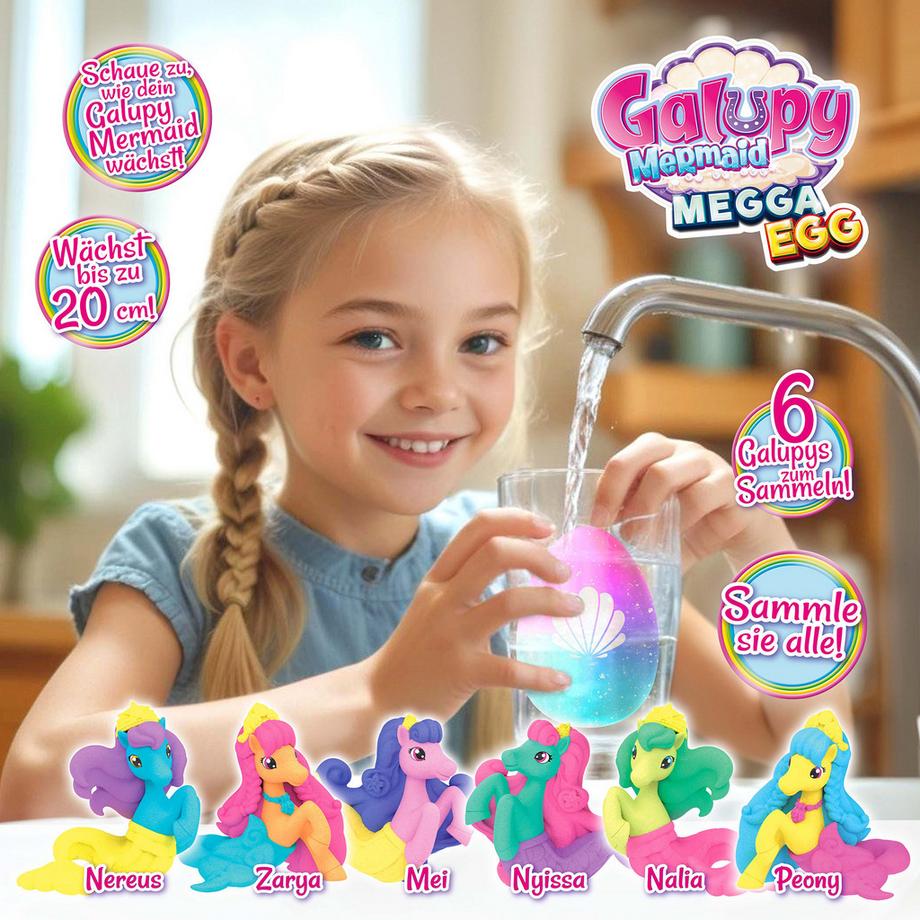Craze  Megga Egg Galupy Mermaid assortiti 