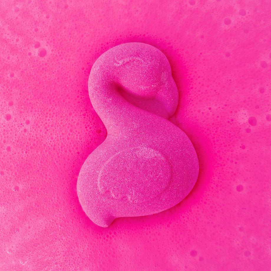 Craze  3 bombes de bain Flamingo à l'huile de jojoba 