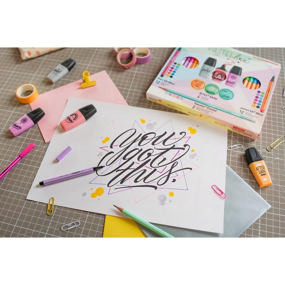 STABILO Set di matite colorate Pastellove 