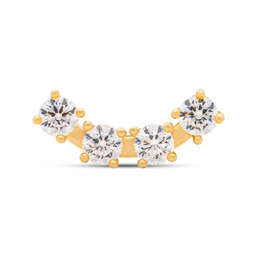 L' Atelier Gold 18 Karat by Manor - Piercing, One Size, Gelbgold 7