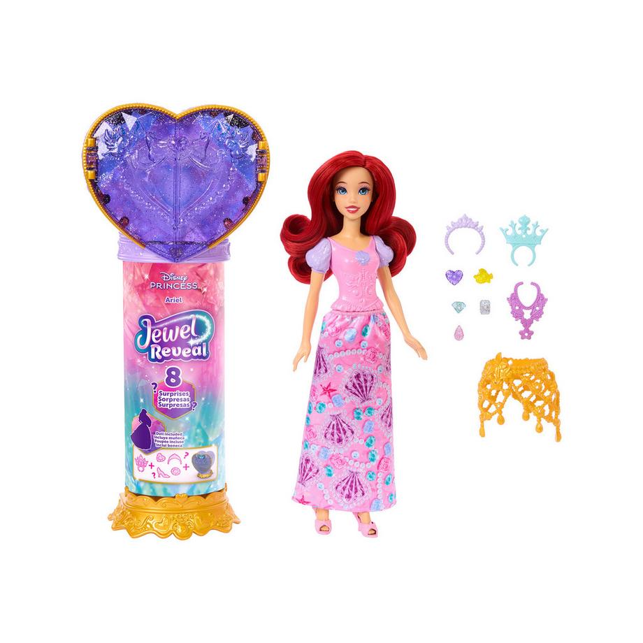 Mattel  Disney Prinzessin Juwel Reveal Arielle Puppe 