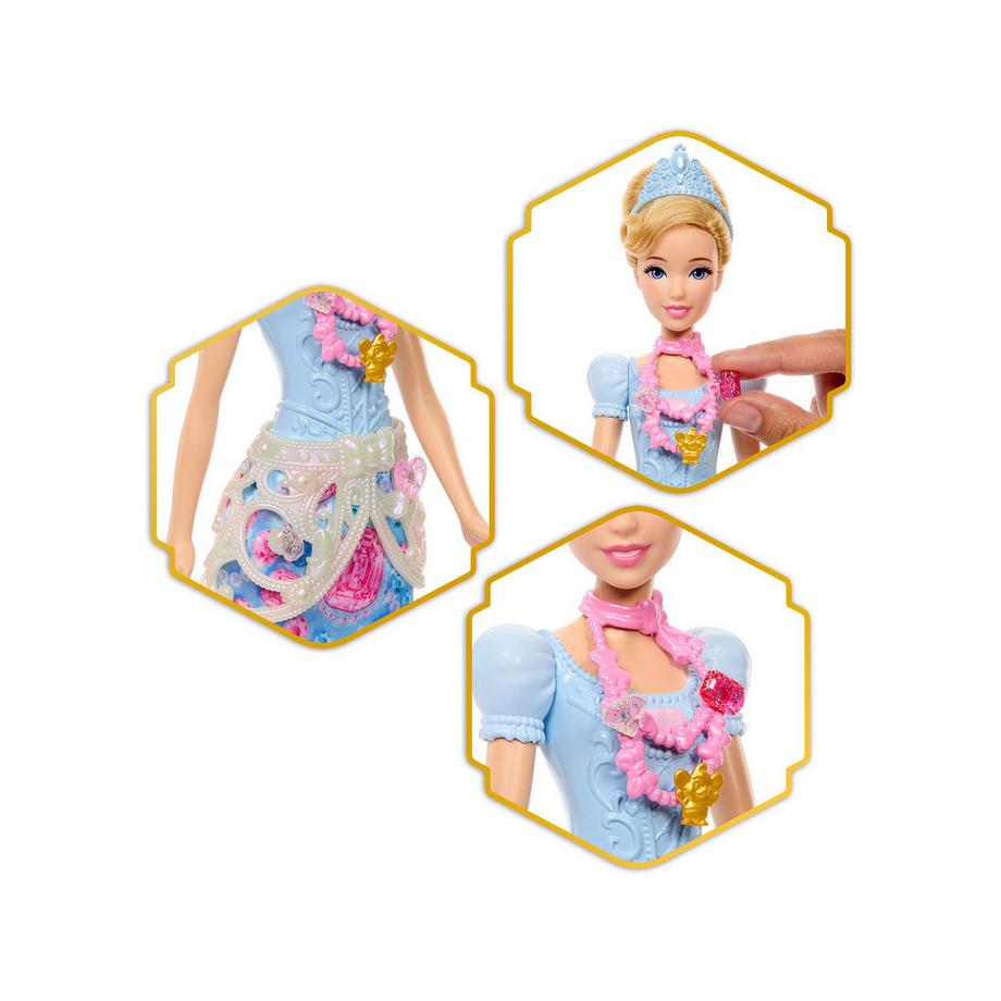 Mattel  Disney Prinzessin Juwel Reveal Cinderella Puppe 