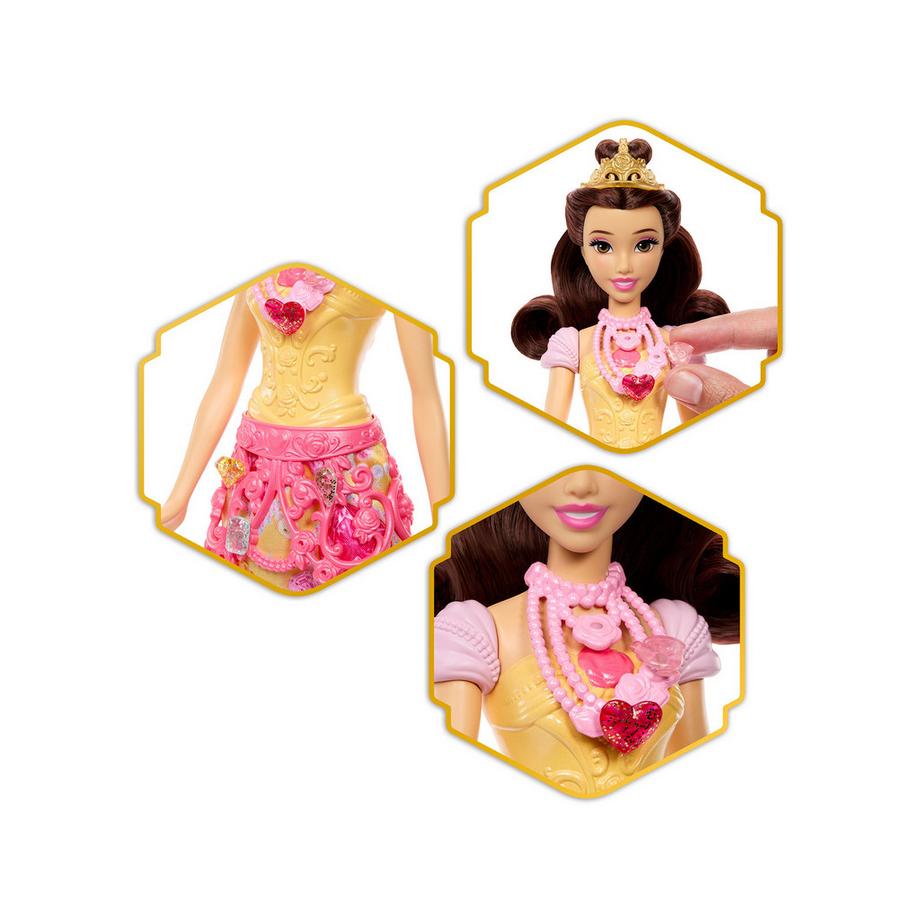 Mattel  Disney Prinzessin Juwel Reveal Belle Puppe 