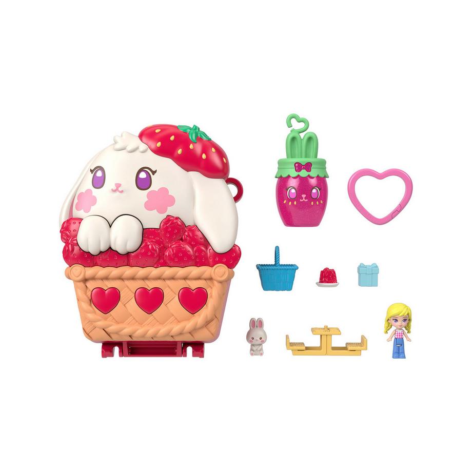 polly pocket  Polly Pocket Coffret Lapin aux fraises 