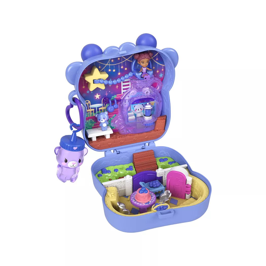Polly Pocket - Polly Pocket Blaubeer Besties Schatulle, Multicolor