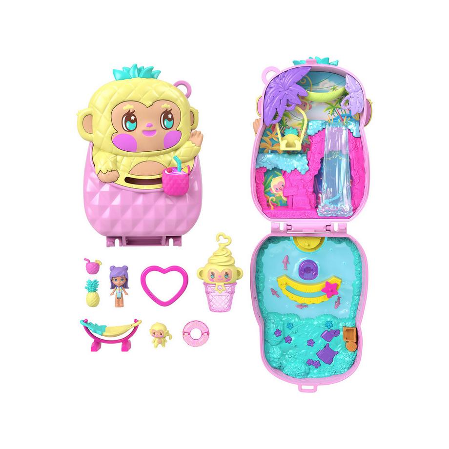 polly pocket  Polly Pocket Boîte Singe Ananas 