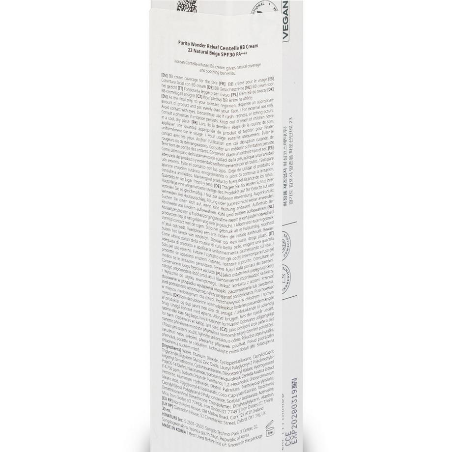 Purito  Wonder Releaf Centella BB Cream 