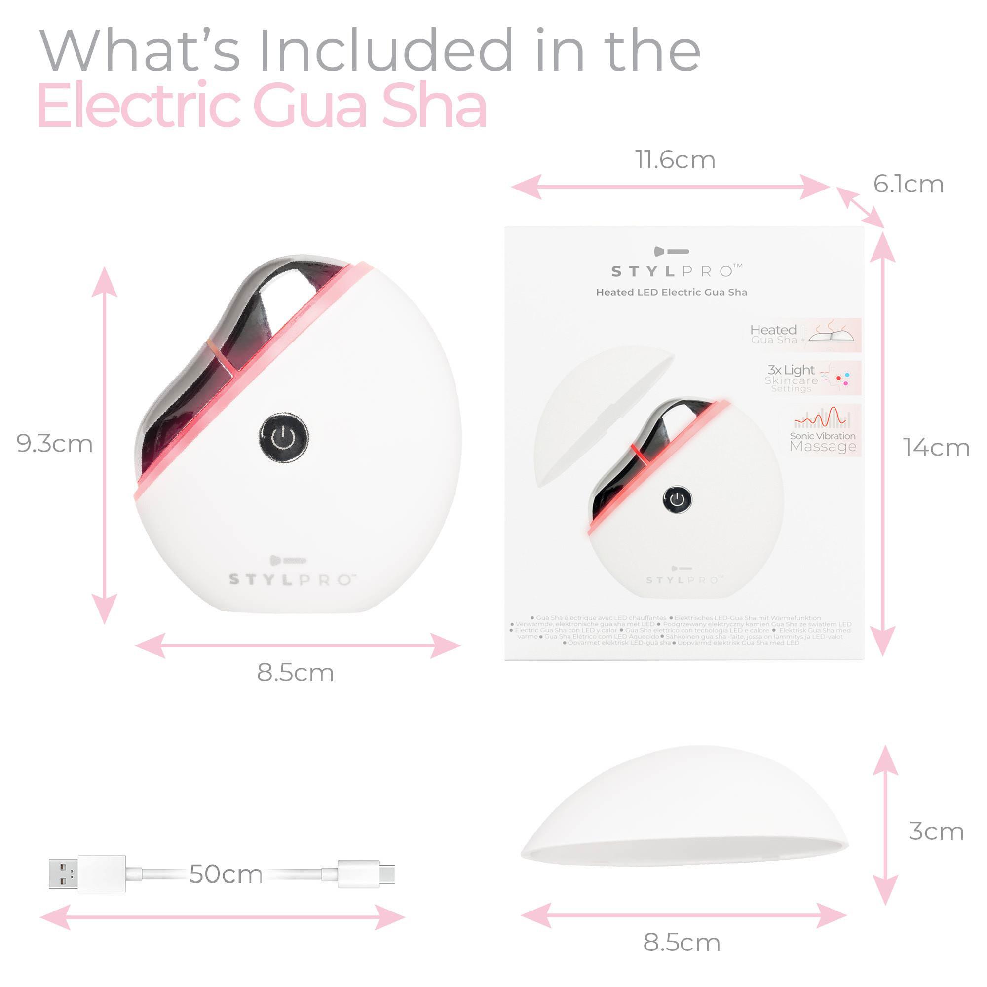 STYLPRO  Gua Sha Èlectrique Avec LED Chauffantes  